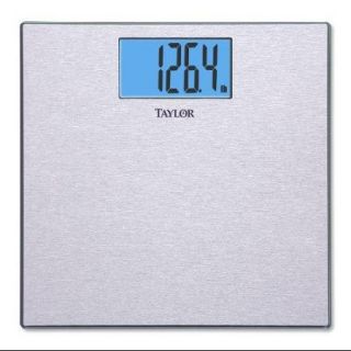 Taylor 7413 Stainless Steel Electronic Scale   400 Lb / 180 Kg Maximum Weight Capacity   Stainless Steel, Tempered Glass, Chrome, Metal   Silver (74134102)