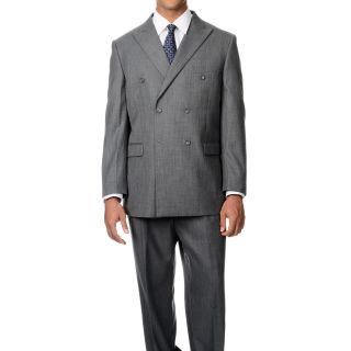 Caravelli Italy Mens Superior 150 Grey 6 on 2 button Double