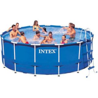 Intex 15' x 48" Metal Frame Swimming Pool