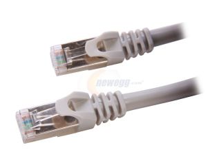 Rosewill RCNC 12020   10 Foot Gray Cat 6A Shielded Screened Twisted Pair (S / STP) Enhanced 550MHz Network Ethernet Cable