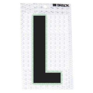 BRADY 3000 L Ultra Reflective Letter, L, PK 10