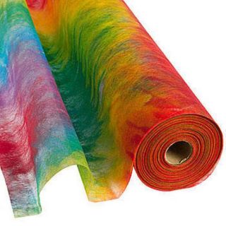 Flame Retardent Gossamer, 19" x 25 Yards, Tie Dye