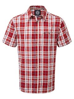 Tog 24 Avon II Check Short Sleeve Shirt Baked Red