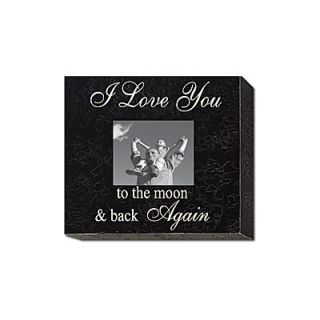 Forest Creations I Love You to the Moon & Back Again Home Frame