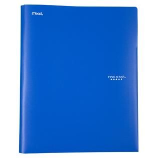 Mead Five Star 2 Pocket Stay Put Plastic Folder   Office Supplies
