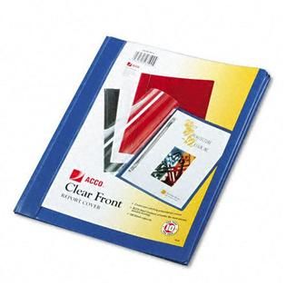 ACCO Clear Front Vinyl Report Cover   Office Supplies   Binders