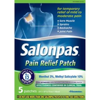 Salonpas Pain Relieving Patches, 5ct