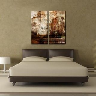 Alexis Bueno 'Abstract' Oversized Canvas Wall Art (Set of 2)