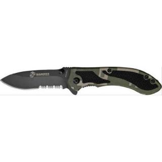 US Marine Corps Grunt Assisted Opening Knife   "The Few, The Proud" USMC Collection Multi Colored