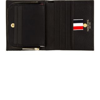 Thom Browne Red & White Stripe Leather Bifold Wallet