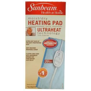 Sunbeam UltraHeat Heating Pad Model 731   Health & Wellness   Massage