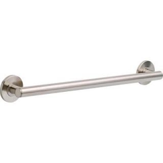 Delta Contemporary Decorative ADA 24 in. x 1.25 in. Grab Bar in Stainless 41824 SS