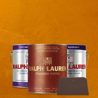 Ralph Lauren 1 gal. Imperial Topaz Copper Polished Patina Interior Specialty Paint Kit PP102 01K