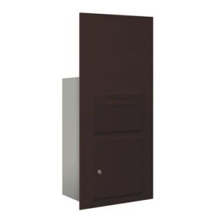 Salsbury Industries 3600 Series Collection Unit Bronze Private Front Loading for 7 Door High 4B Plus Mailbox Units 3600C7 ZFP