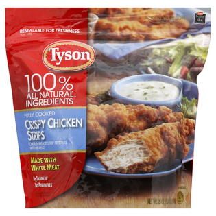 Tyson  Chicken Strips, Crispy, 25 oz (1.56 lb) 708 g