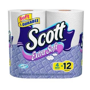 Scott Extra Soft One Ply Unscented Mega Roll Bathroom Tissue   Food