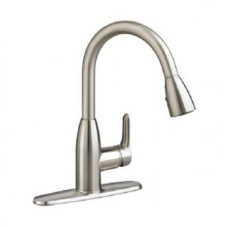 American Standard Colony Soft Single Handle Pull Down Sprayer Kitchen Faucet in Stainless Steel 4175300.075