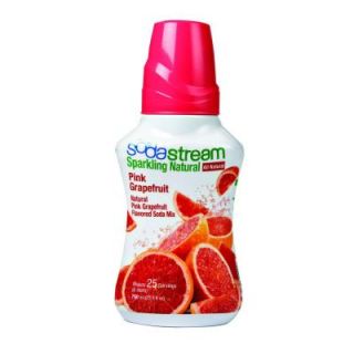 SodaStream 750ml Soda Mix   Sparkling Naturals Pink Grapefruit (Case of 4) 1100584010