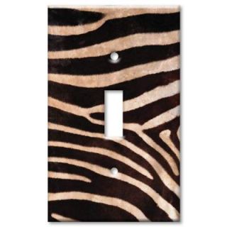 Art Plates Zebra Fur Print Oversize 1 Wall Plate OVS 672