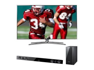 Samsung 55" 1080p LED Smart TV and Soundbar Bundle UN55ES7100/HWE450