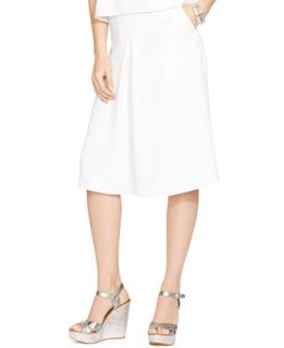 Lauren Ralph Lauren Pleated Crepe Culottes   Pants   Women