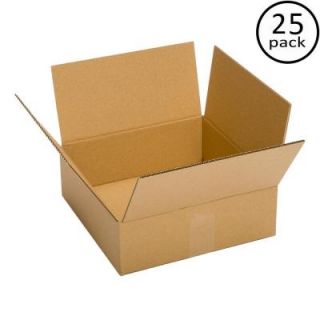 Plain Brown Box 10 in. x 10 in. x 6 in. 25 Box Bundle PRA0034B