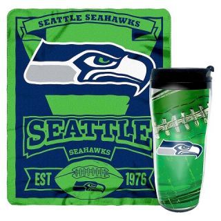 NFL Mug N Snug Seattle Seahawks Throw   Multi Colored (50x60