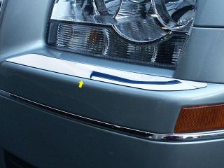 2005 2009 Chrysler 300 2pc. Luxury FX Chrome Front Bumer Caps
