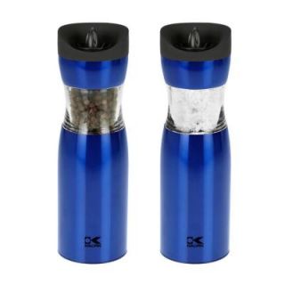 KALORIK Gravity Salt and Pepper Grinder Set in Blue PPG 37241 BL
