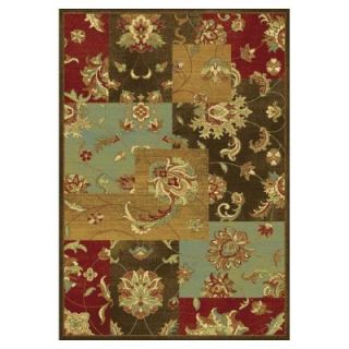 Kas Rugs Artistic Accent Mocha 5 ft. 3 in. x 7 ft. 7 in. Area Rug VER854753X77