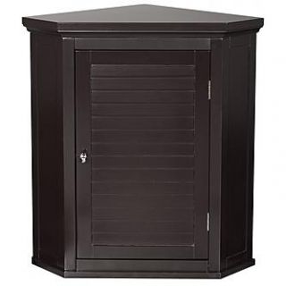 Elegant Home Elegant Home Fashions Slone Corner Wall Cabinet with 1