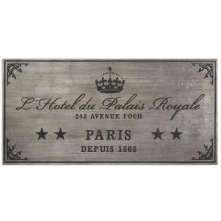 Home Decorators Collection 23 in. x 47.25 in. Antiqued Silver Framed Wall Art 2771100250