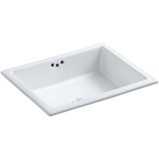 Kohler Kathryn 19 3/4 x 15 5/8 x 6 1/4 Undermount Bathroom Sink