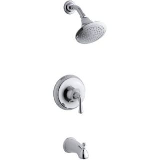 KOHLER Forte 1 Handle Tub and Shower Faucet Trim Only in Polished Chrome K T10275 4A CP