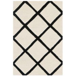 Safavieh Chatham Ivory/Black 2 ft. x 3 ft. Area Rug CHT720A 2