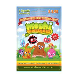 Moshi Monsters $5.95 Card
