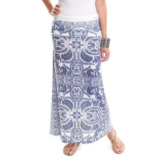 Hadari Womens Contemporary Fold Over Maxi Skirt   17361614