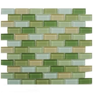 Shimmer Blends Ceramic Mosaic Tile in Garden