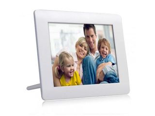 Impecca 8 Inch Digital Photo Frame   White