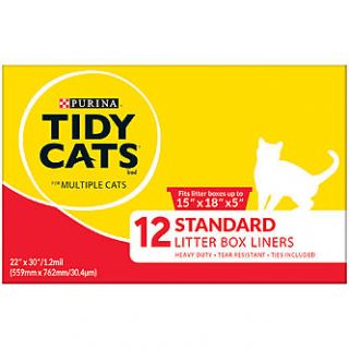 Tidy Cats Standard 22 X 30 with Ties Litter Box Liners   Pet