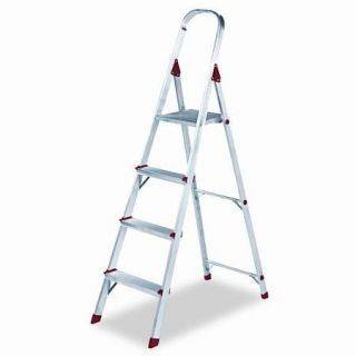 DAVIDSON LADDER, INC. 4 ft Aluminum Folding Step Ladder with 200 lb. Load Capacity