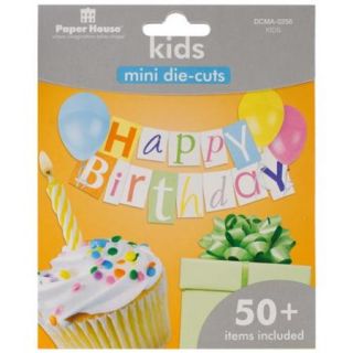 Paper House Mini Die Cuts 50+/Pkg Kids