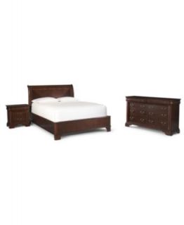 DuBarry Bedroom Furniture, Queen 3 Piece Set (Bed, Dresser and