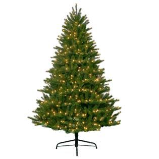 Ft Pre Lit Artificial Pine Tree Easy at 