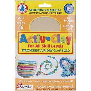 Activa Activ Clay Air Dry 1 Pound White   Home   Crafts & Hobbies
