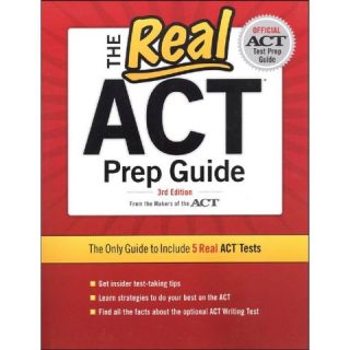The Real ACT Prep Guide by ACT Inc. (Paperback) (Third Edition