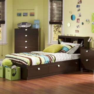 Cakao Bookcase Storage Bed by South Shore