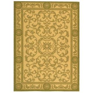 Safavieh Courtyard Natural/Olive 5 ft. 3 in. x 7 ft. 7 in. Indoor/Outdoor Area Rug CY2829 1E01 5