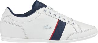 Mens Lacoste Alisos Sneaker   Off White Leather