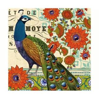 Evergreen Enterprises EG4NC4185 Cockatil Napkin, Proud Peacocks